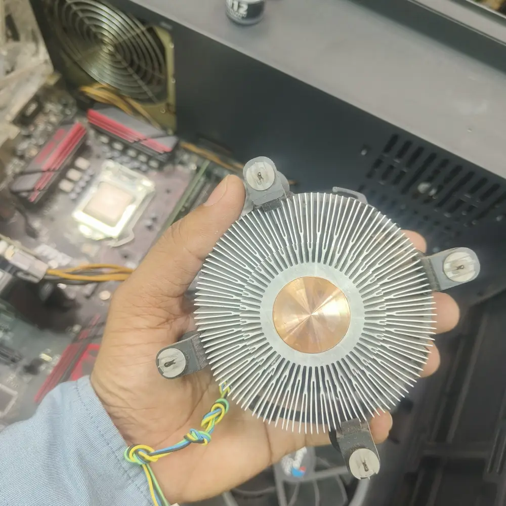 CPU Cooler Heatsink Round Copper Aluminum