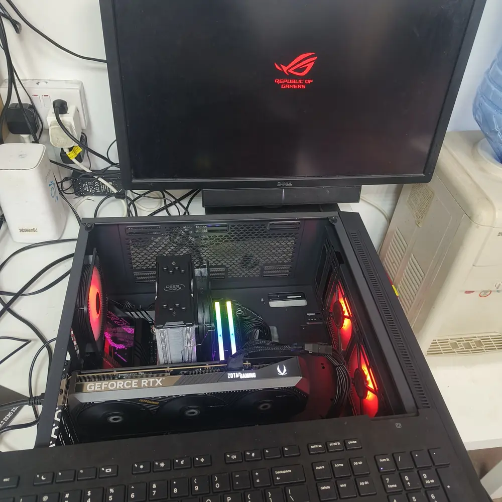 Custom Gaming PC Build RGB GPU Kuwait
