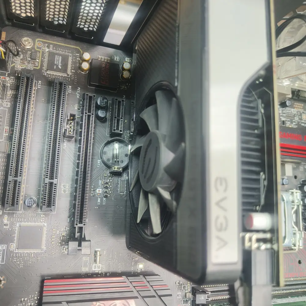 EVGA PC Case Dual Fan Interior