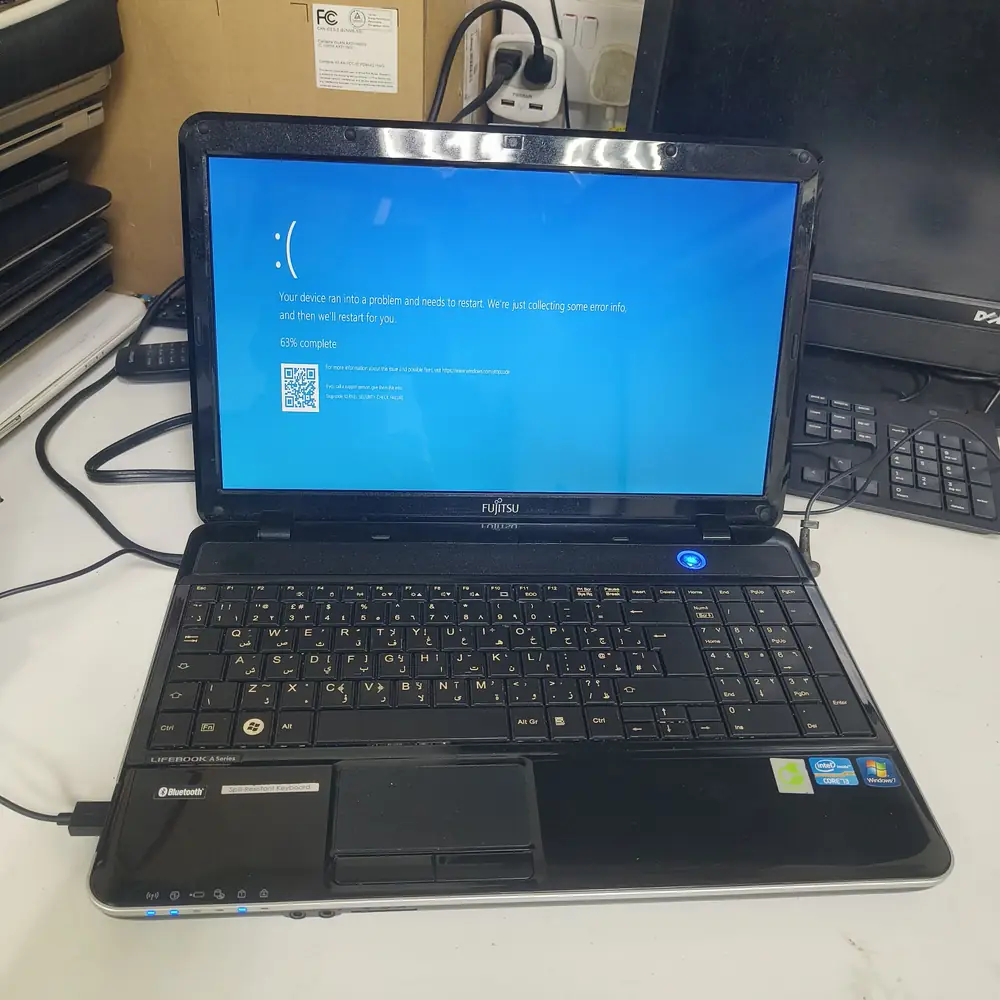 Fujitsu Laptop Windows Error Screen Repair