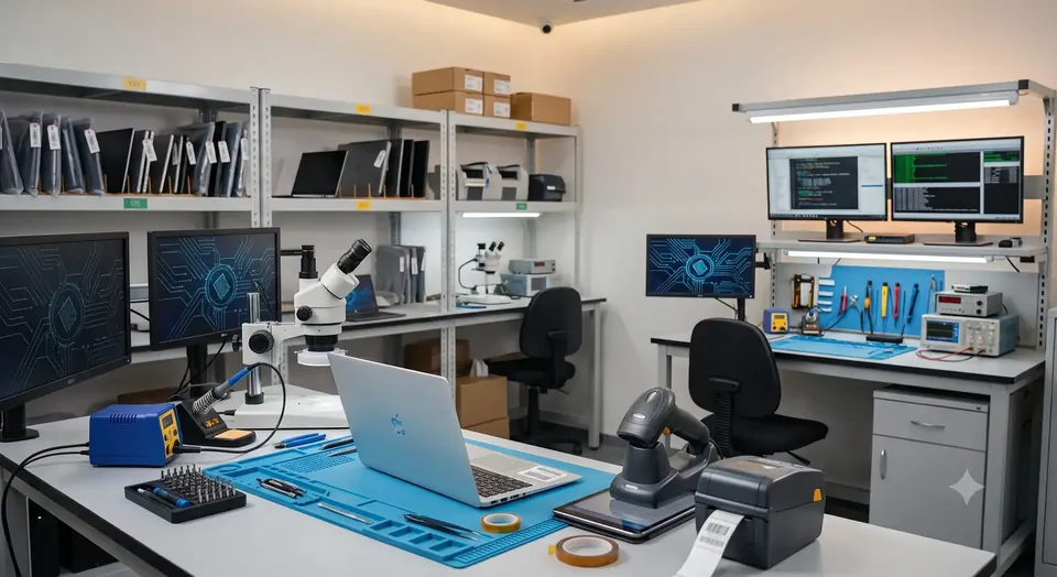 KCROC Computer Repair and Precision Diagnostic Process in Kuwait
