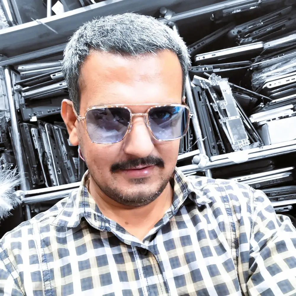 Workshop owner Imran Natiq
