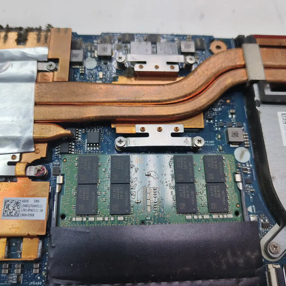 Laptop Dual Copper Heatpipes RAM Sticks