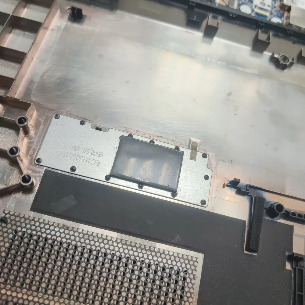 Laptop Heatsink Shield Component Closeup