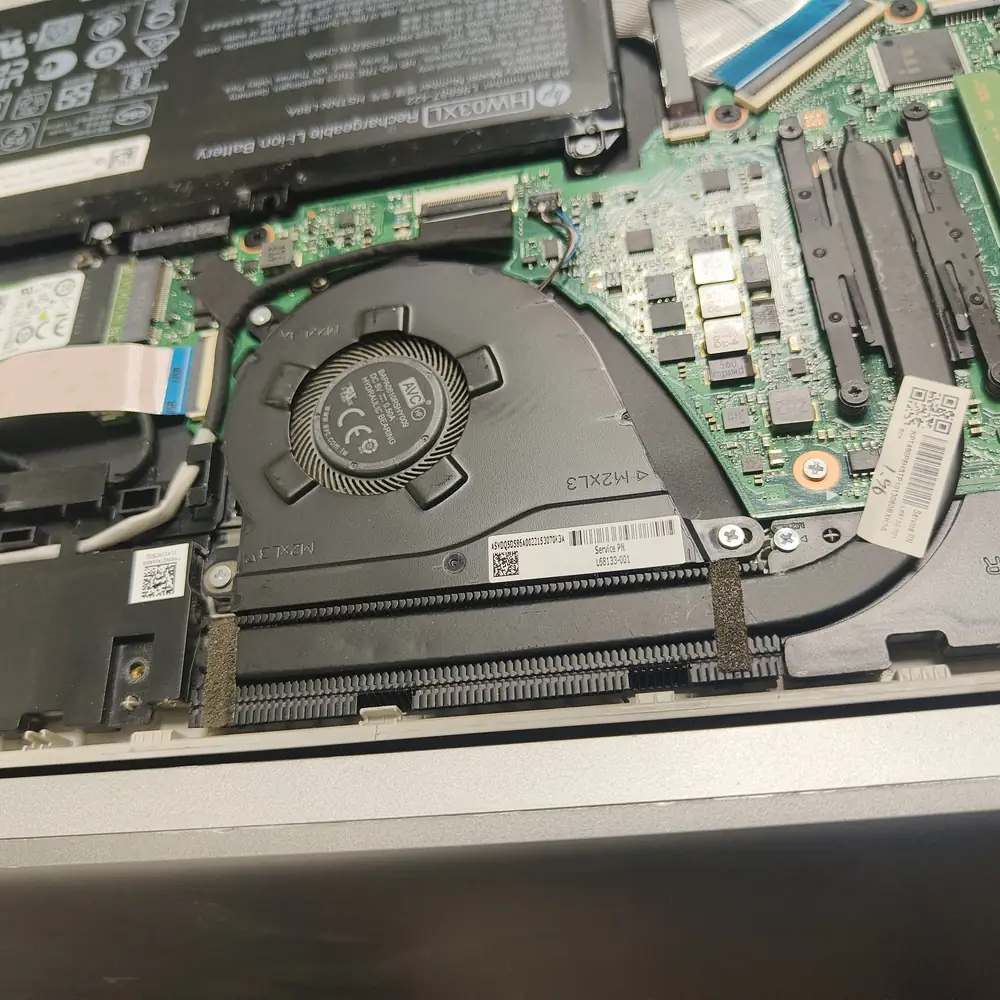 Laptop Motherboard Fan RAM Slots Repair