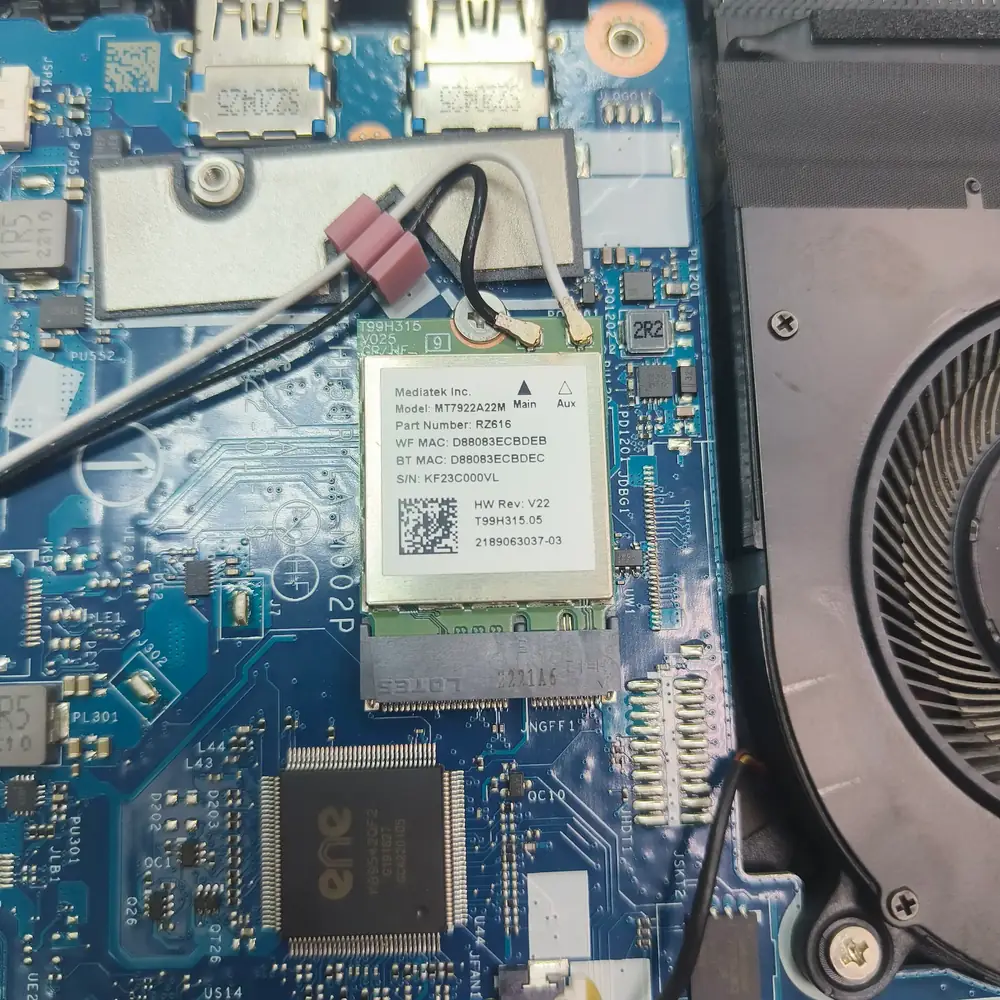 Laptop Wi-Fi network card
