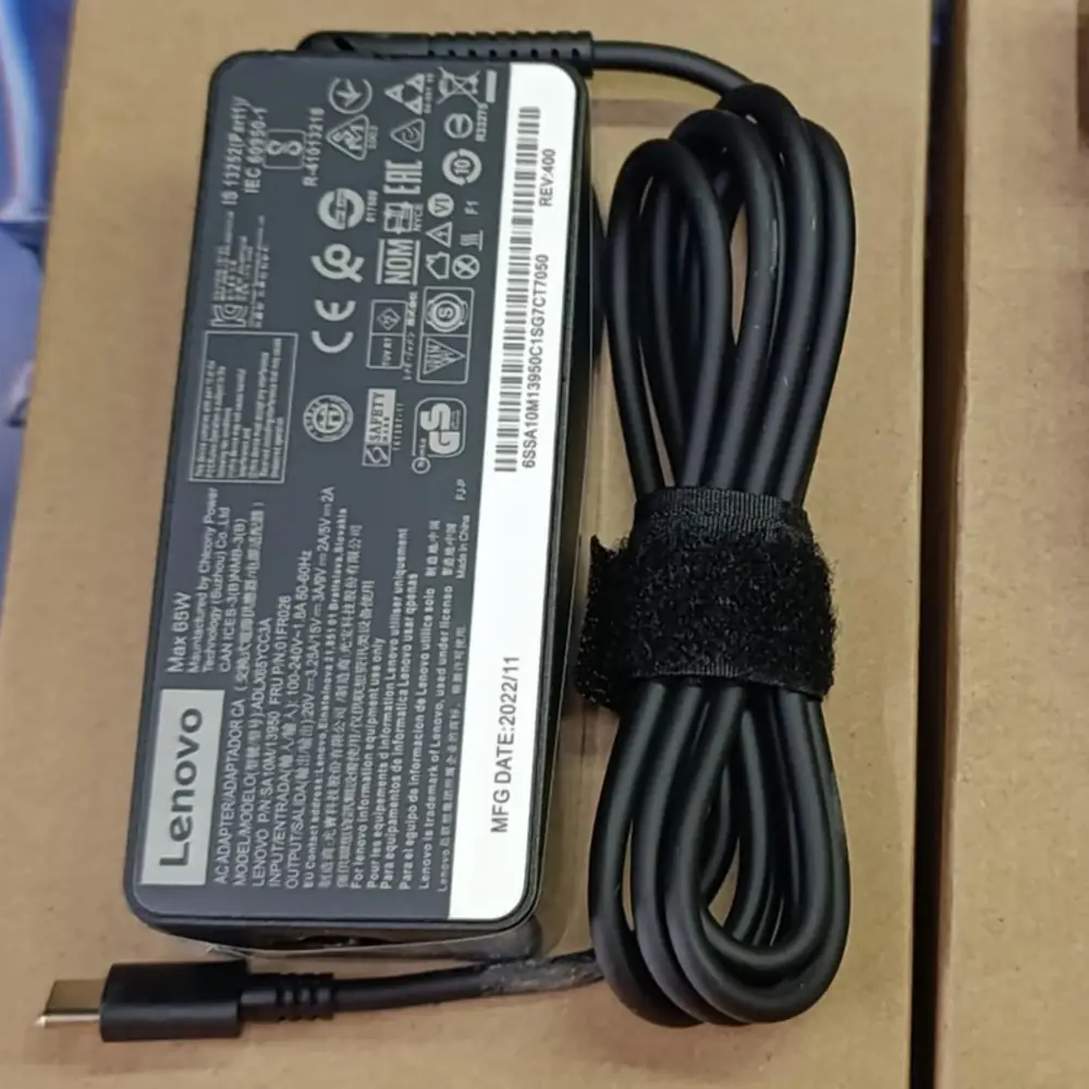 Lenovo USB C Laptop Charger Boxed
