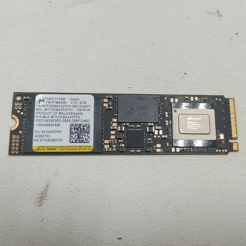 Micron M.2 NVMe SSD