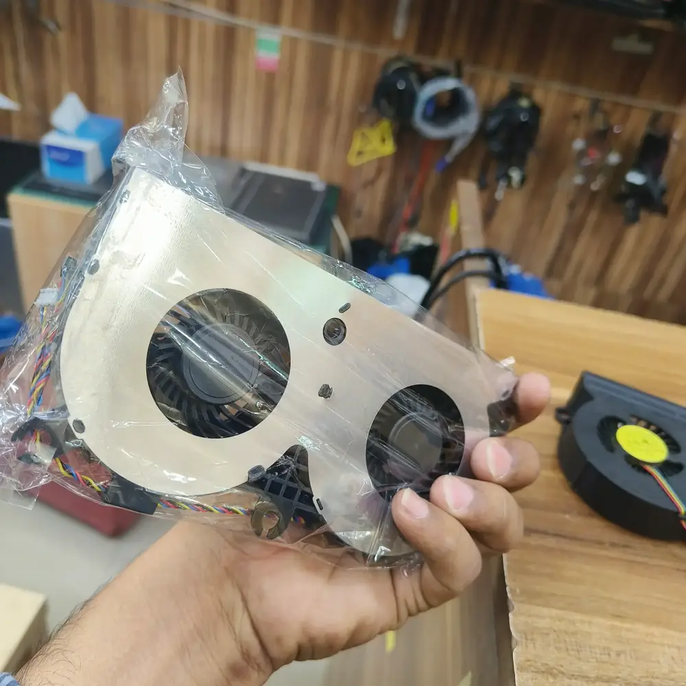 New laptop cooling fan assembly