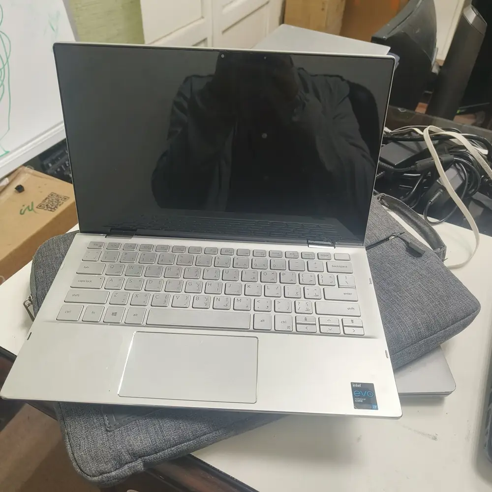 Silver Ultrabook Laptop Repair Desk