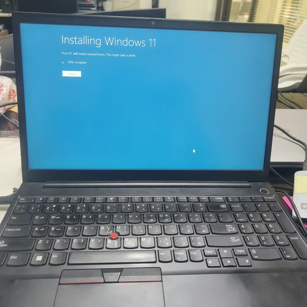 ThinkPad Laptop Installing Windows 11