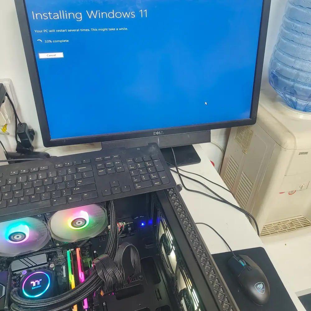 Windows 11 OS installation gaming PC